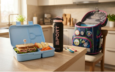 Jak spakować śniadanie do szkoły? Przegląd pojemników, bidonów i lunchboxów